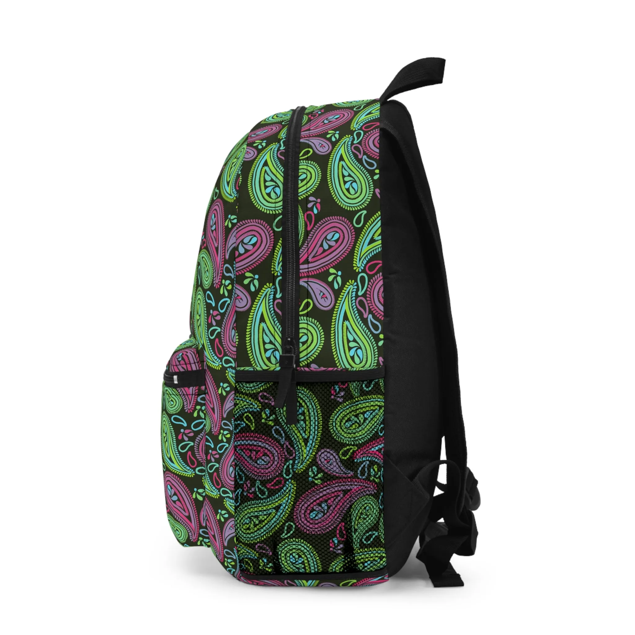 Paisley Monokai School Bag Gardening House Plant Indoor Plant Lover Gift Idea Green Backpack