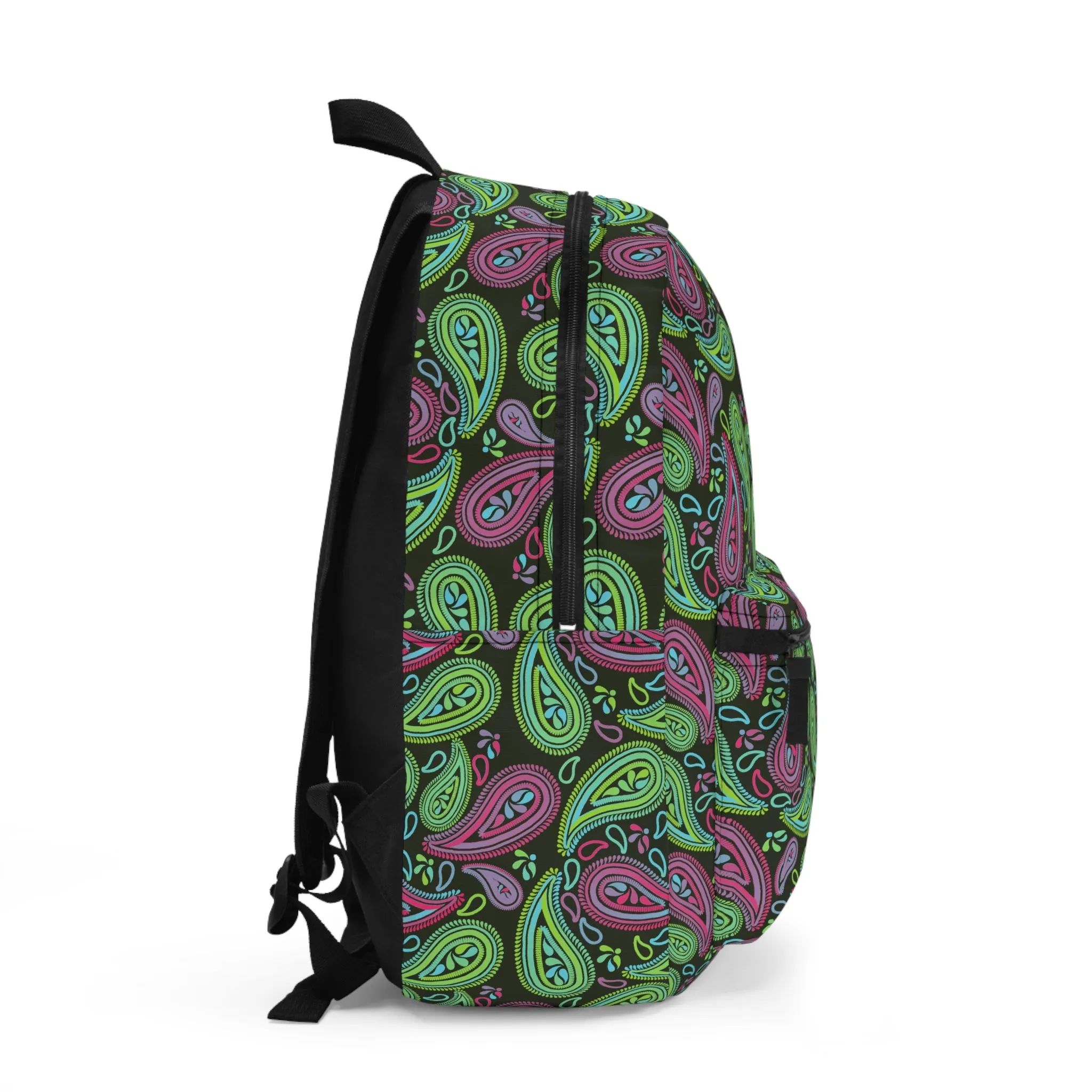 Paisley Monokai School Bag Gardening House Plant Indoor Plant Lover Gift Idea Green Backpack
