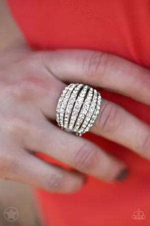 Paparazzi Blinding Brilliance Ring White