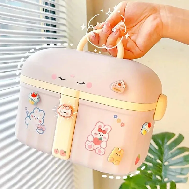 Pastel Hair Accessory Organizer Boxes