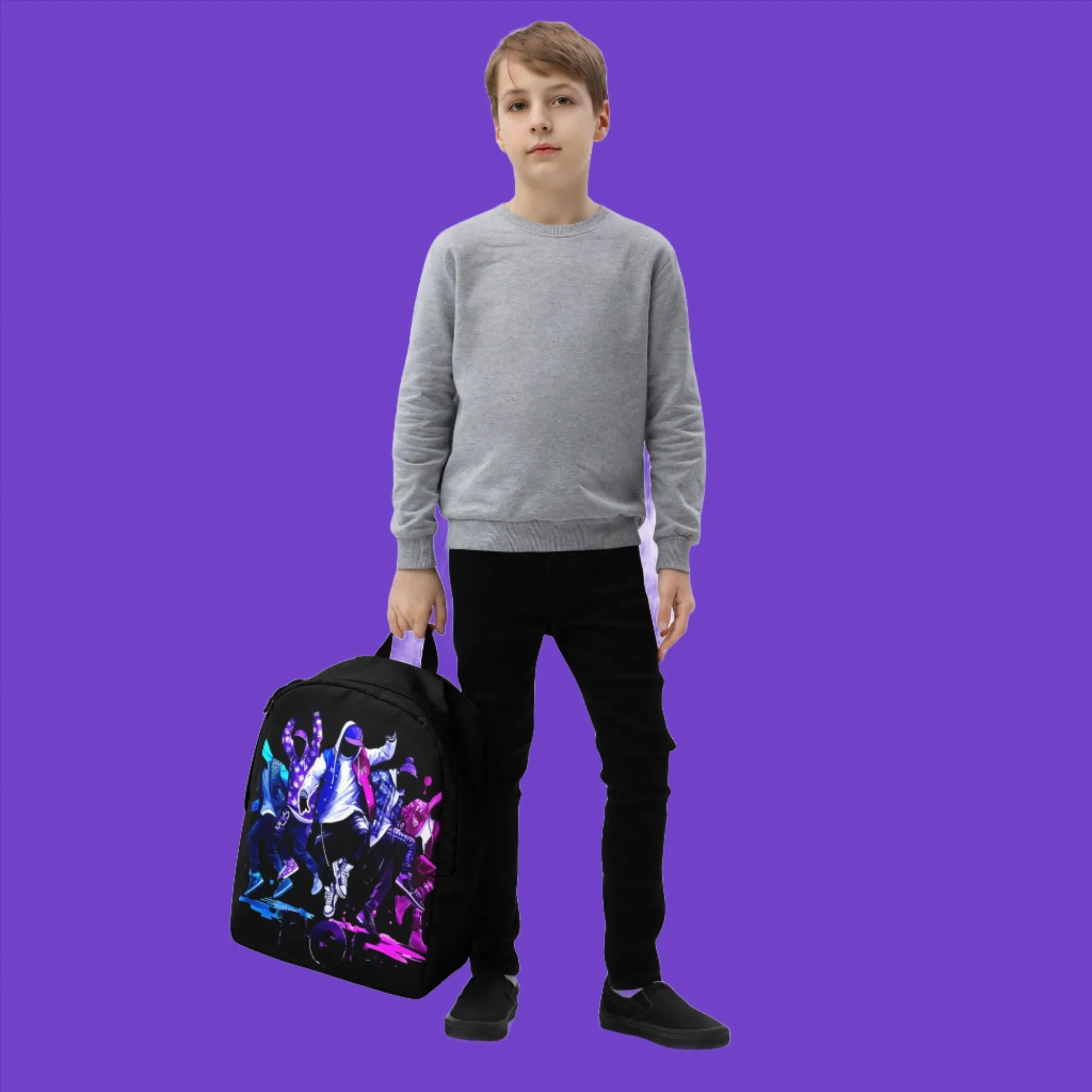 Pearl of Faith Kids Backpack Black