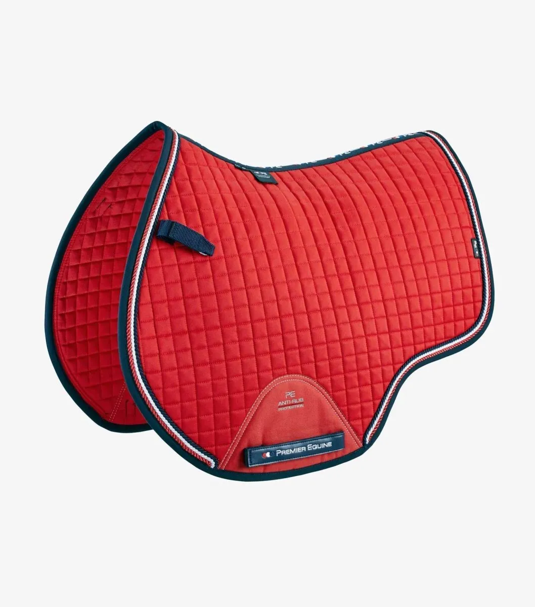 PEI European Cotton GP/Jump Square Saddle Pad   BONUS BAG