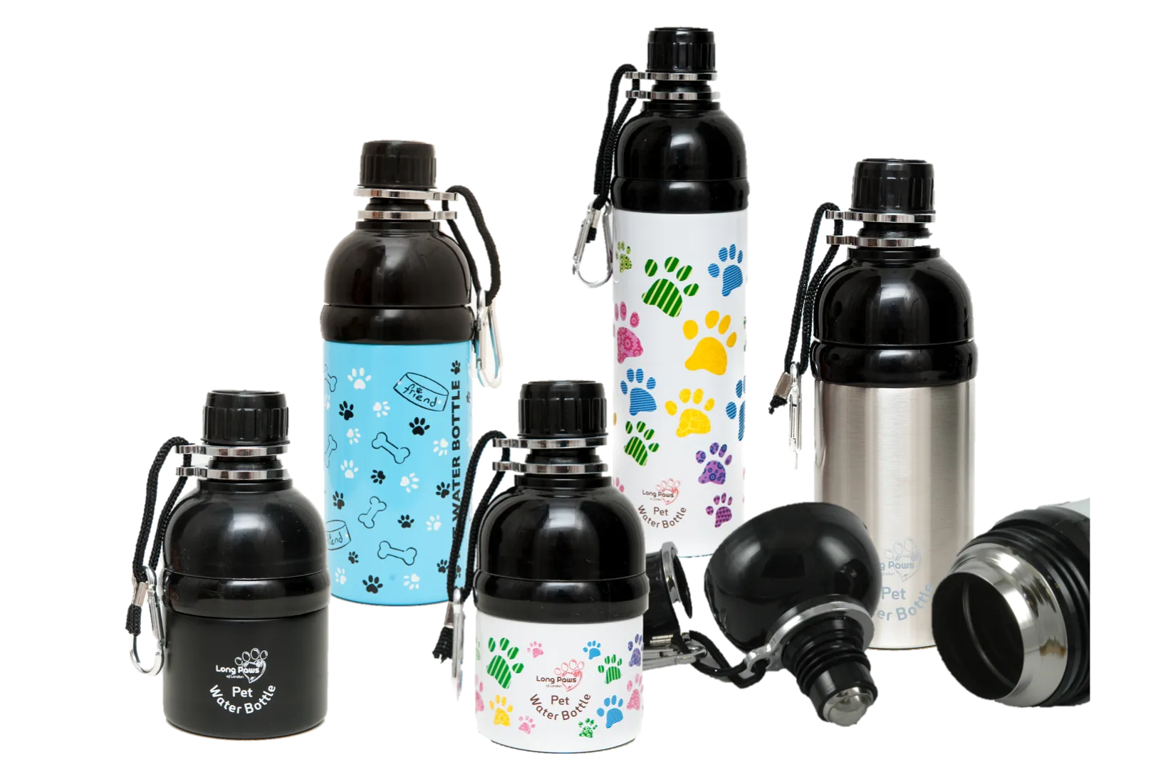 Pet Water Bottle - Black.