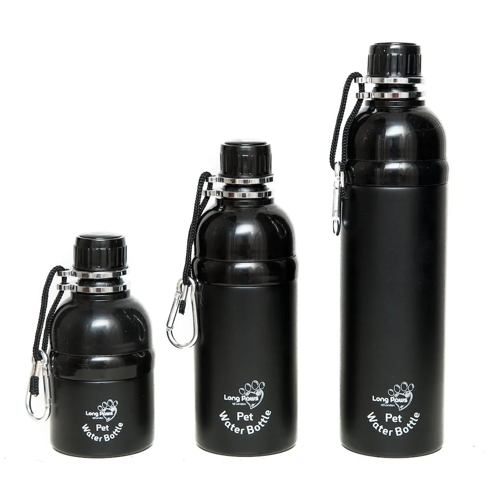 Pet Water Bottle - Black.