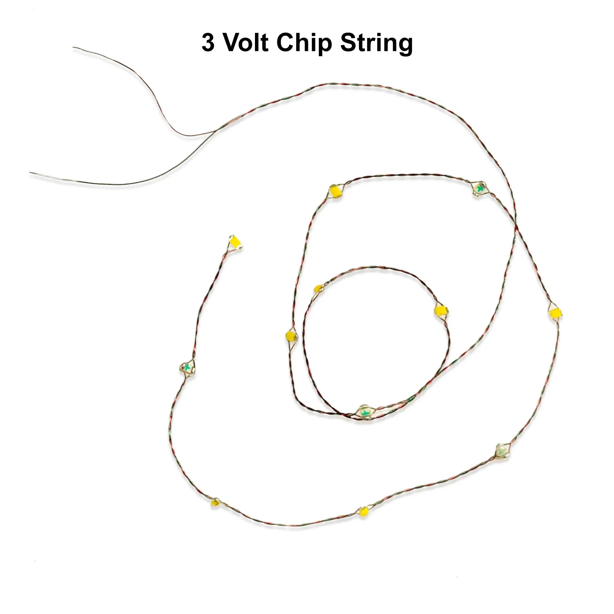 Pink or Pink, Yellow, Green Chip Light Strings