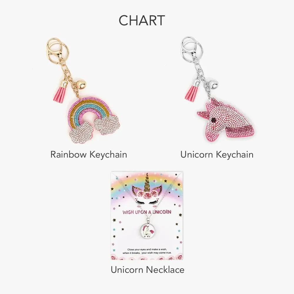 Pink Unicorn Custom Kids Flip Sequin Drawstring Backpack