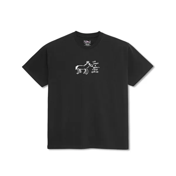 Polar Beautiful Horses T-Shirt - Black