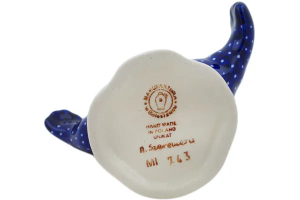 Polish Pottery Ghost Candle Holder Amplify UNIKAT
