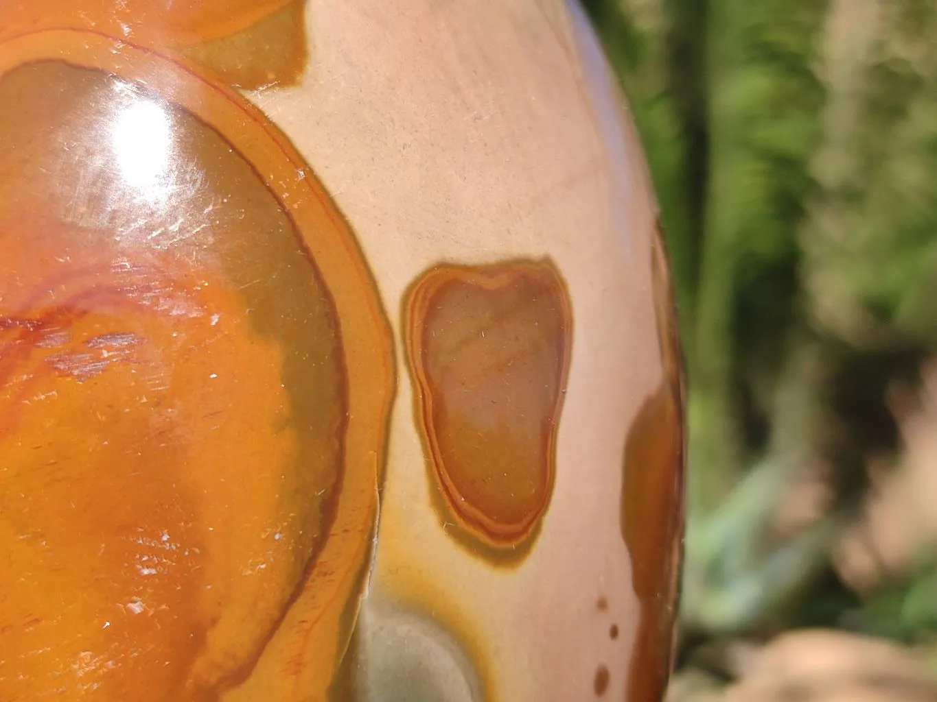 Polished Polychrome Jasper Standing Free Form x 1 From Madagascar