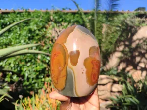 Polished Polychrome Jasper Standing Free Form x 1 From Madagascar