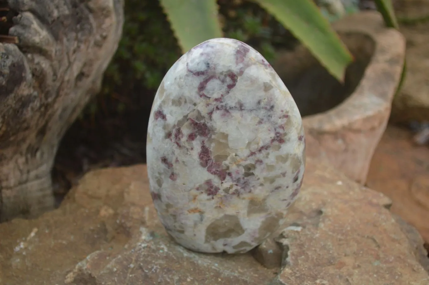 Polished Rubellite Pink Tourmaline Standing Free Form x 1 From Ambatondrazaka, Madagascar