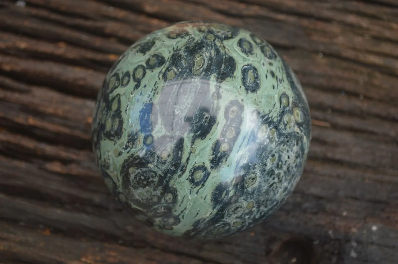 Polished Stromatolite / Kambamba Jasper Sphere  x 1 From Mahajanga, Madagascar