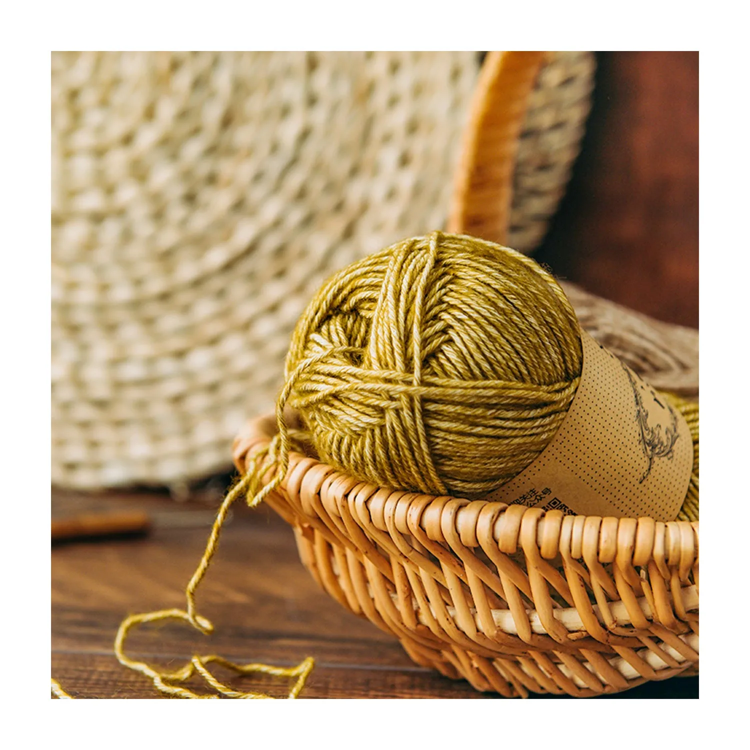 Poppy Crafts Unique Yarn 50g - Ivory