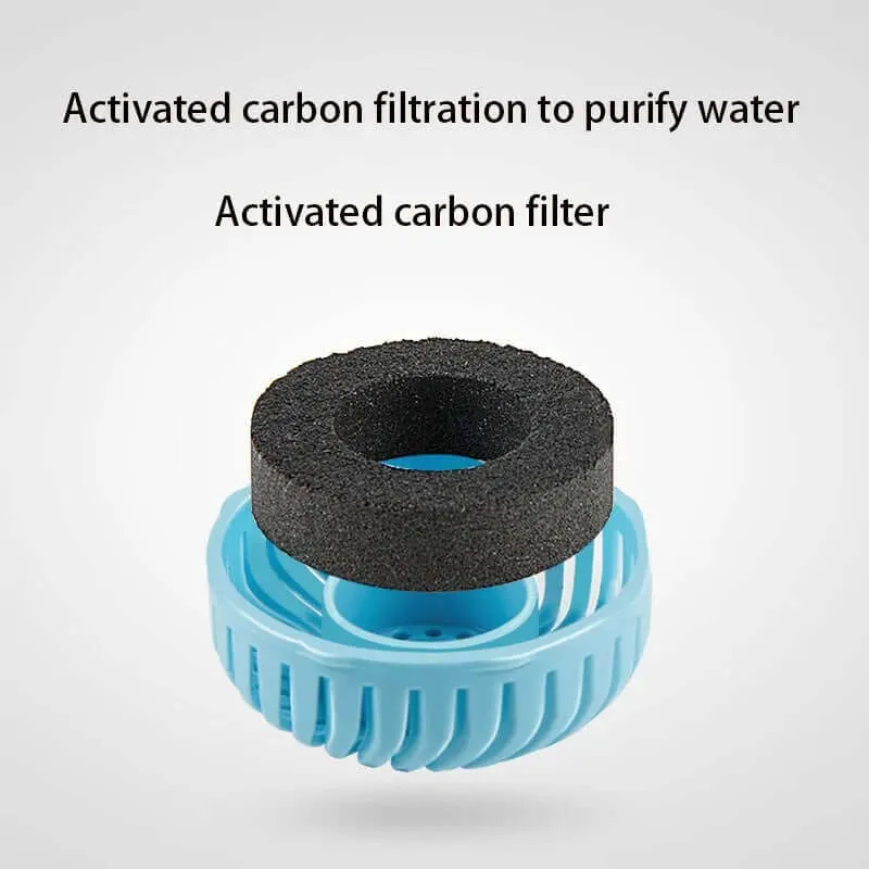 Portable Pet Water Bottle Feeder for Dogs with Filter: Travel Drinking Bowl