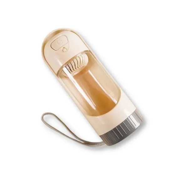 Portable Pet Water Bottle Feeder for Dogs with Filter: Travel Drinking Bowl
