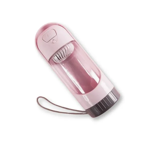Portable Pet Water Bottle Feeder for Dogs with Filter: Travel Drinking Bowl