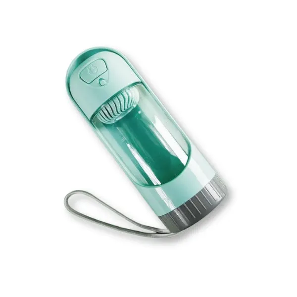 Portable Pet Water Bottle Feeder for Dogs with Filter: Travel Drinking Bowl