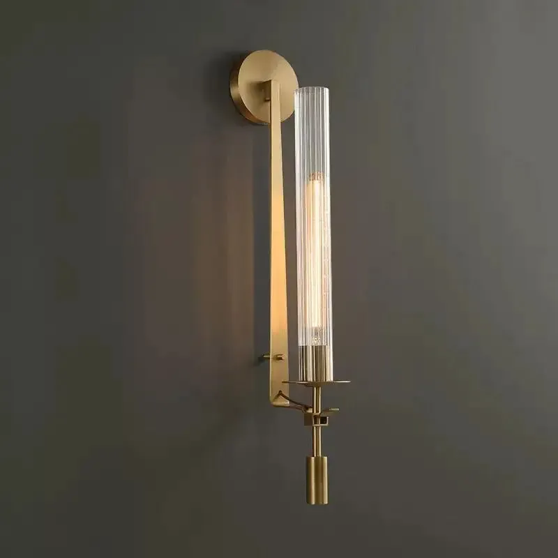 Postmodern wall lamp living room background wall TV wall lamp creative light luxury minimalist aisle bedroom model room