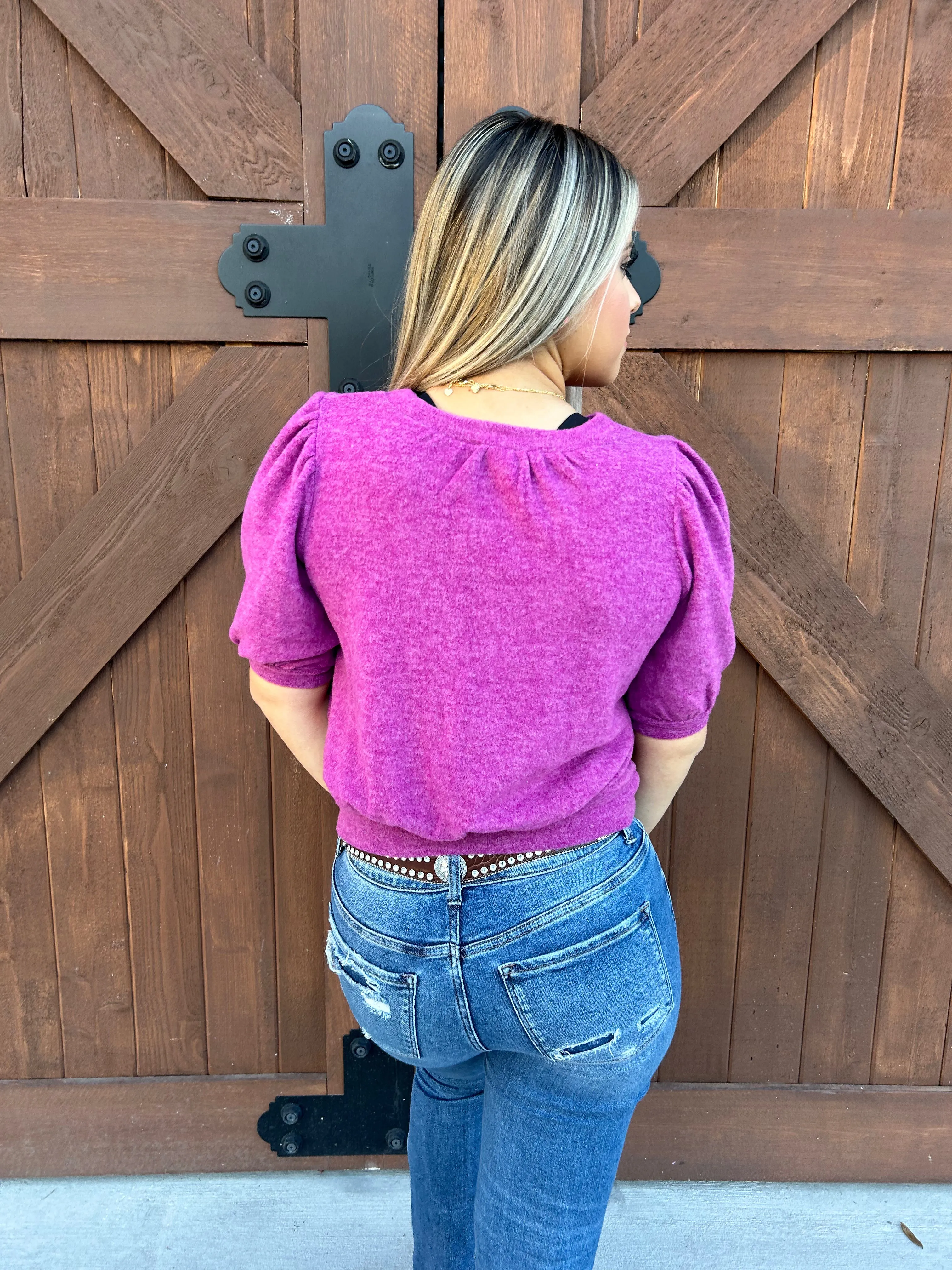 Precious Purple Zenana Top