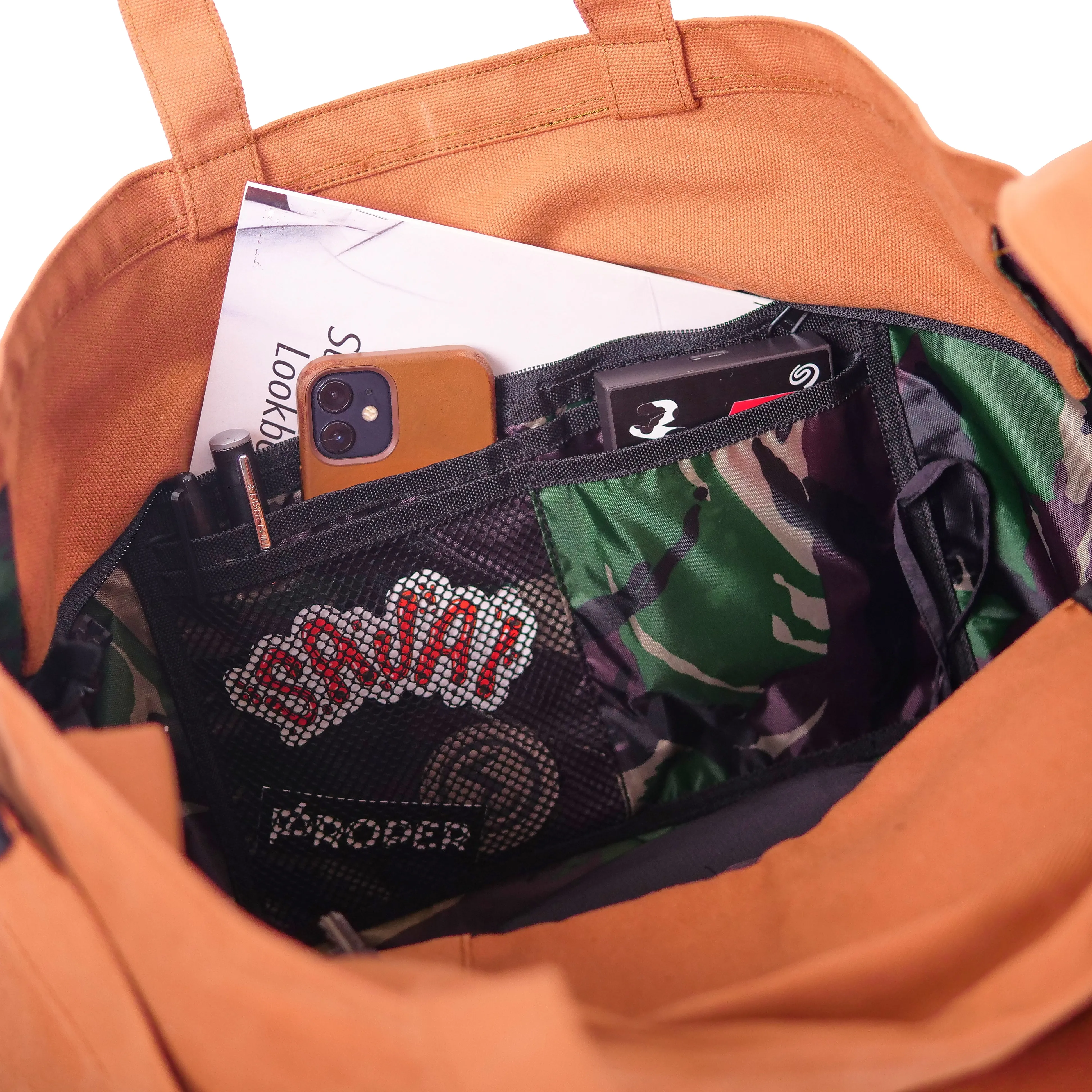 PROPER Tote XL Bag Thai Tea