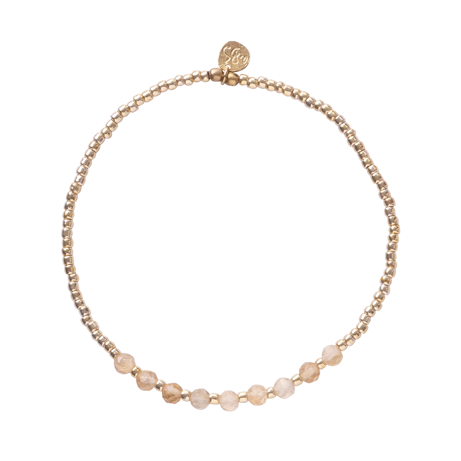 Proud Citrin Goldfarbig Armband