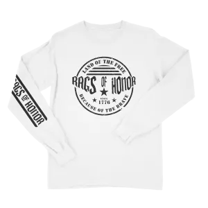 "Land of the Free, Because of the Brave" Unisex Long Sleeve