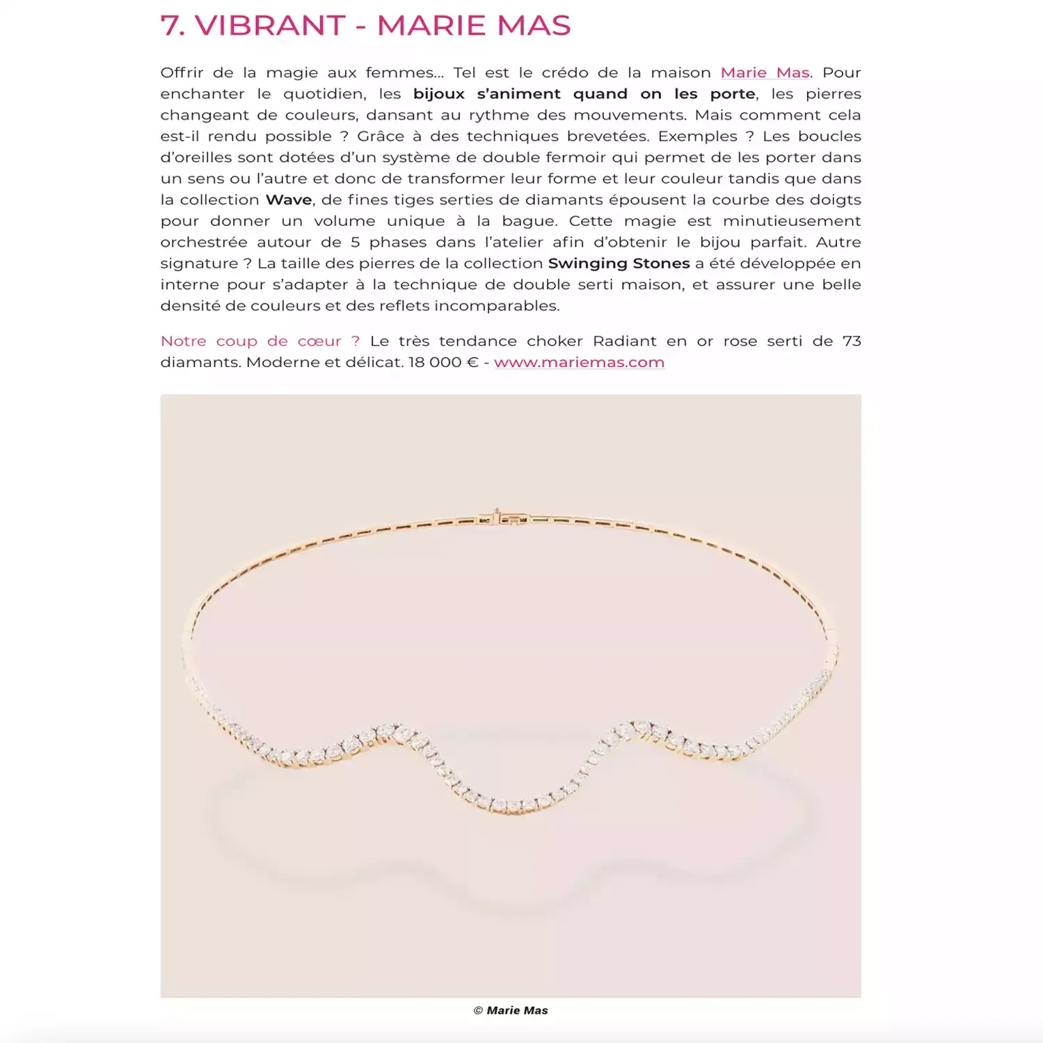Radiant Choker | Half diamond