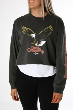 Rapture Merch Fit LS Tee Merch Black
