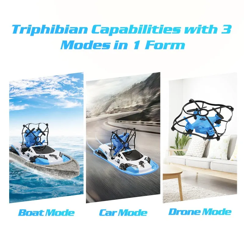 RC Boat Flying Air Boat RC-Controlled Machine Birthday Christmas Gifts Toys for Kids