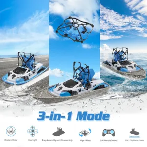 RC Boat Flying Air Boat RC-Controlled Machine Birthday Christmas Gifts Toys for Kids