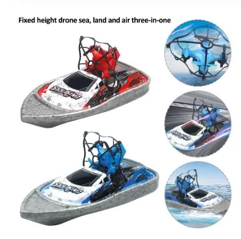 RC Boat Flying Air Boat RC-Controlled Machine Birthday Christmas Gifts Toys for Kids
