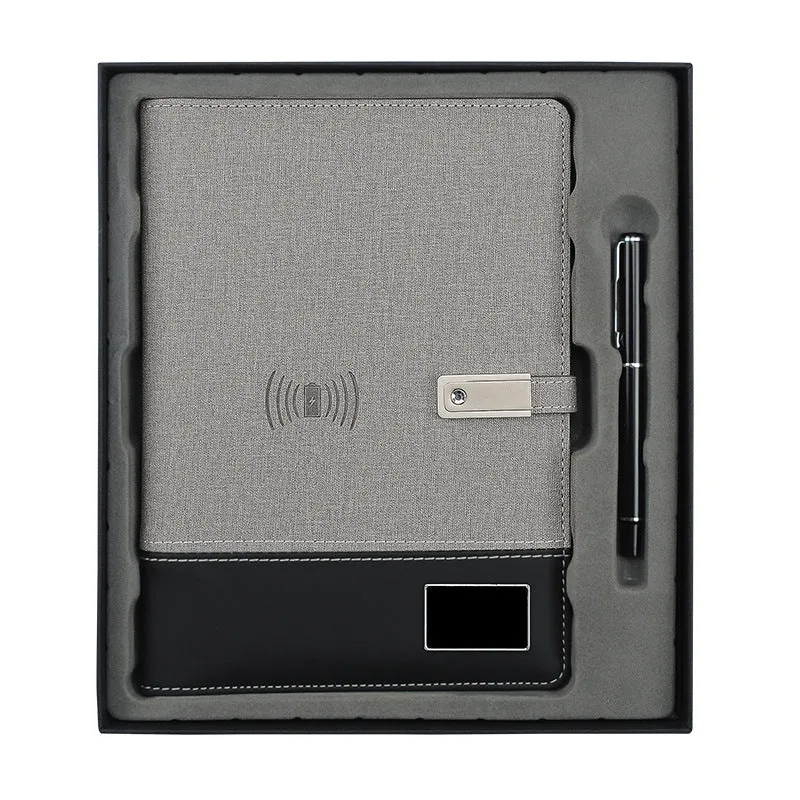 Rechargeable notebook gift box