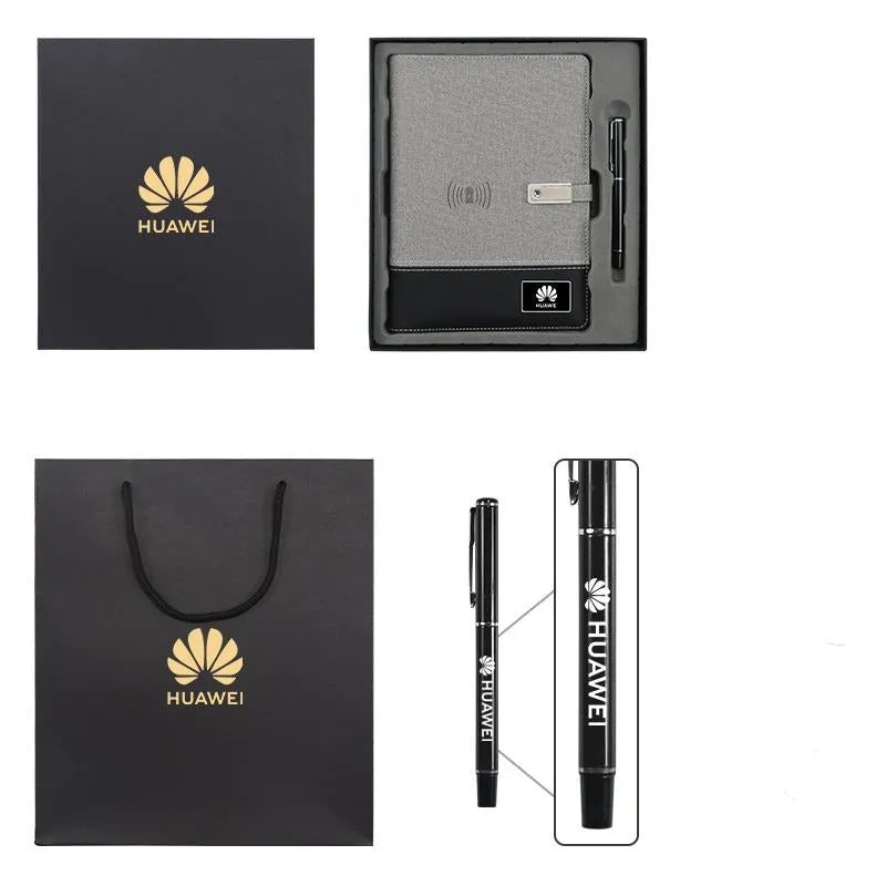 Rechargeable notebook gift box