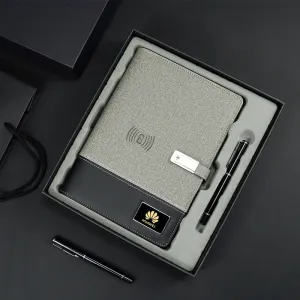 Rechargeable notebook gift box