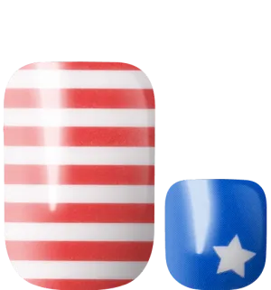 Red, White & Beautiful (Pedicure)
