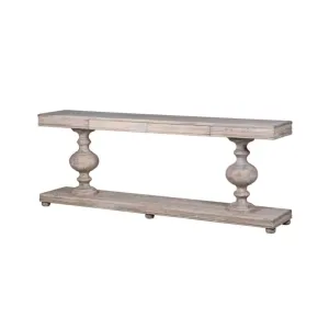 Regal Bulbous Leg Console Table