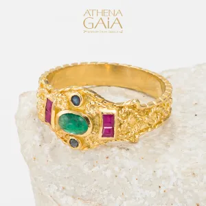 Regal Byzantine Bar Flank Ring