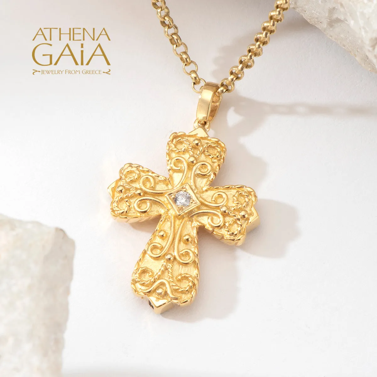 Regal Duo Prosopa Reversible Byzantine Flared Cross