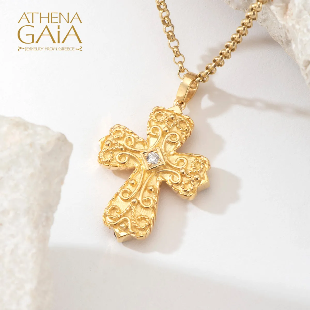 Regal Duo Prosopa Reversible Byzantine Flared Cross