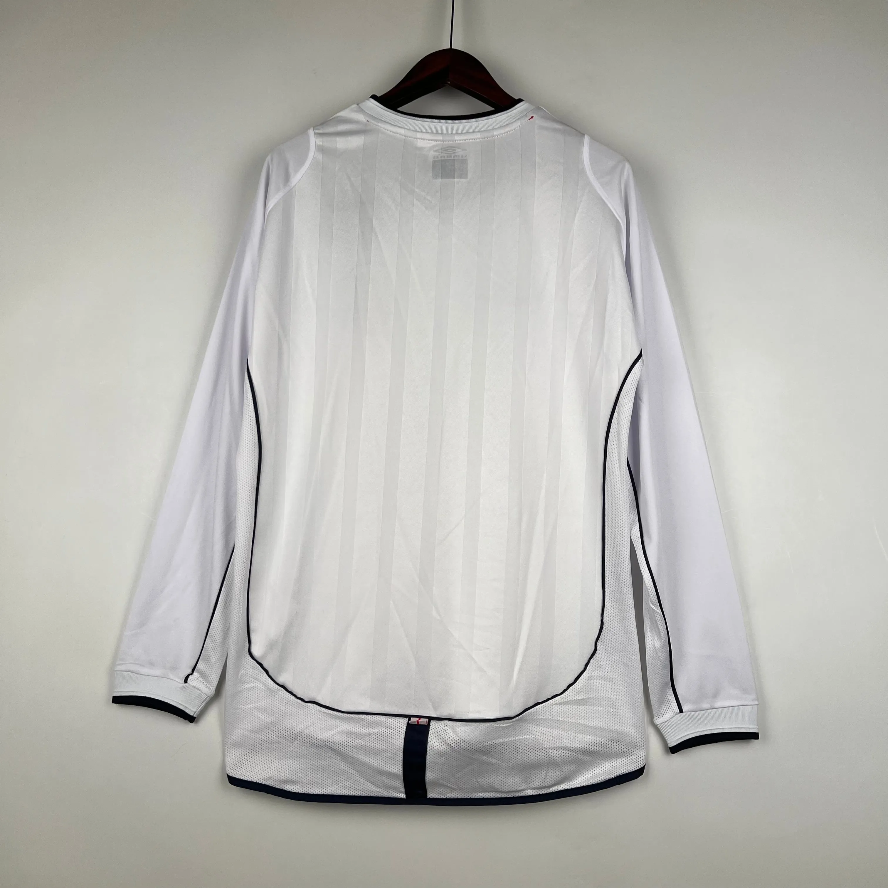 Retro long sleeve England 2002 Home S-XXL