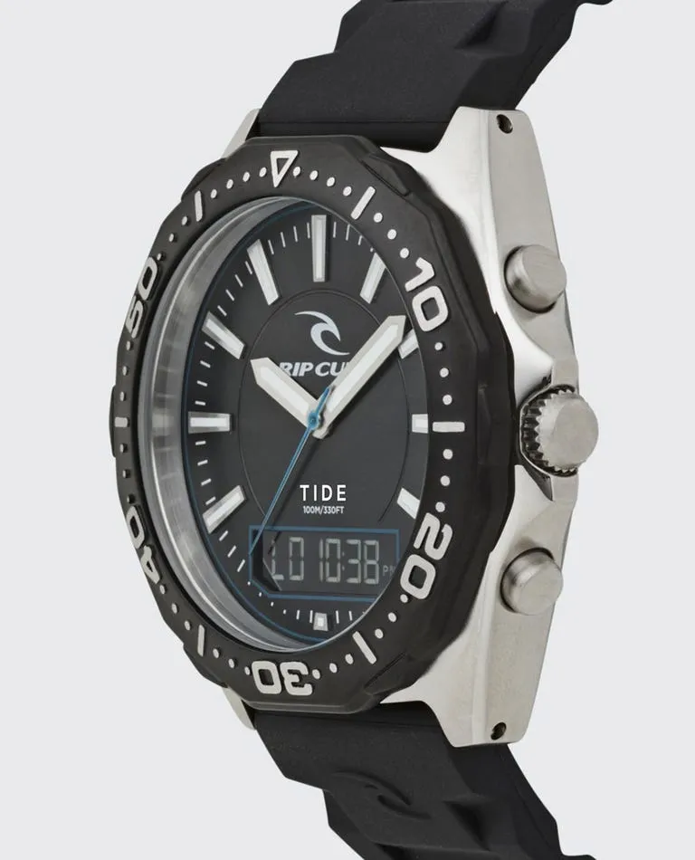Rip Curl DVR Classic Tide Watch-Black