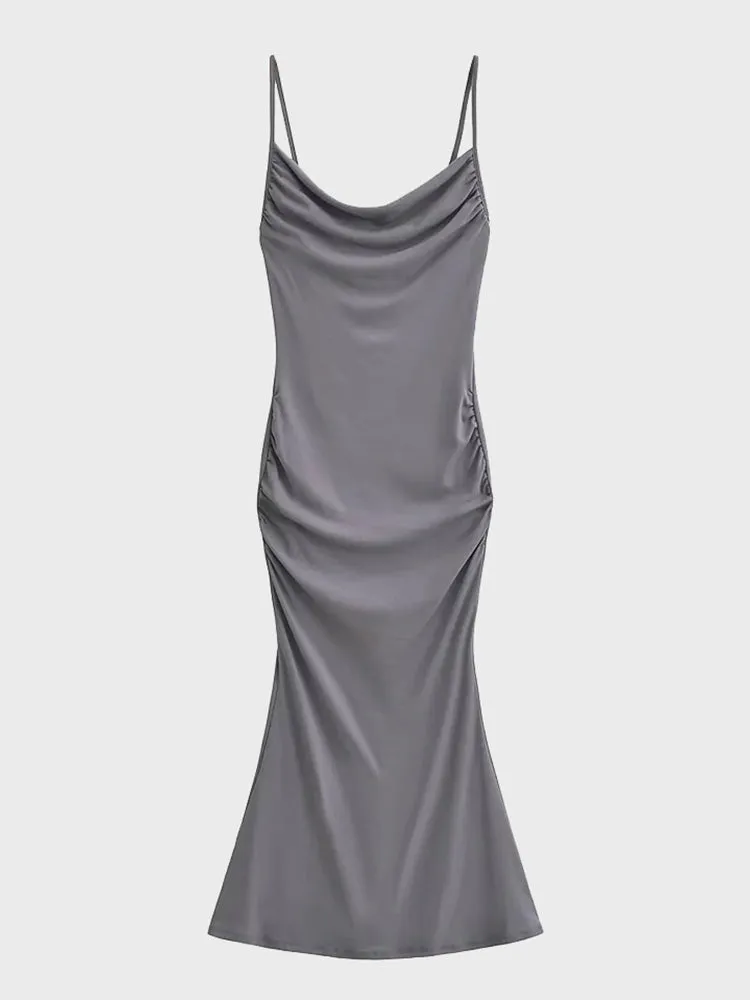 Royal Swing Midi Dress