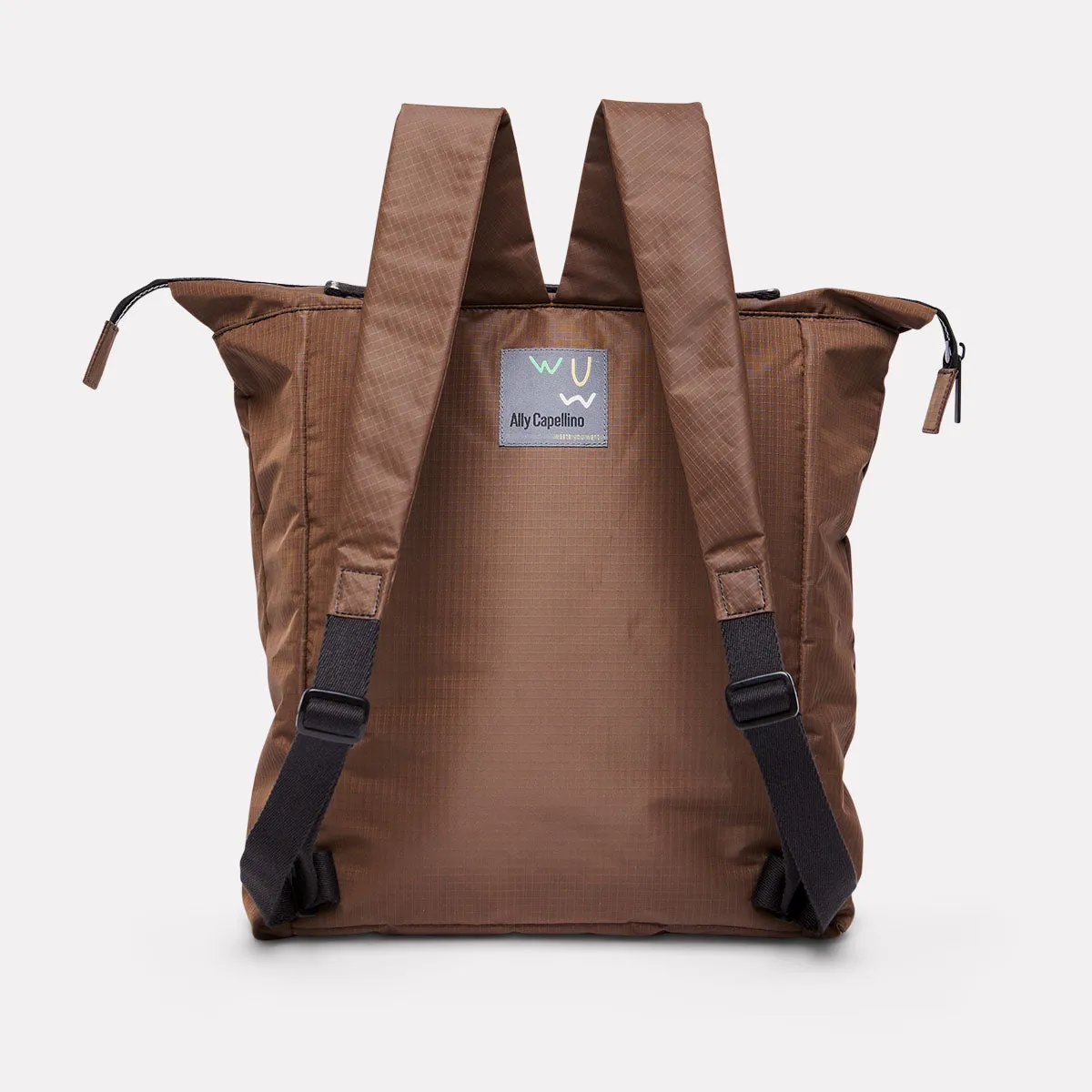 Rupert soft recycled ripstop backpack in cocoa