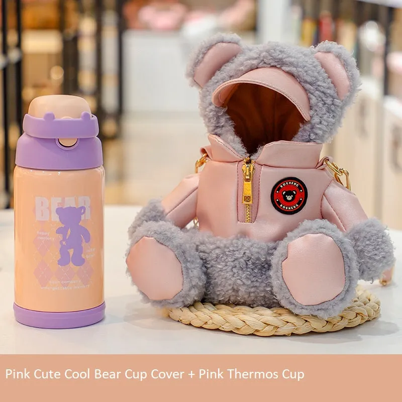 Russian Bear Insulated Bottle - Hot and Cold - 500ml (Without Strap)