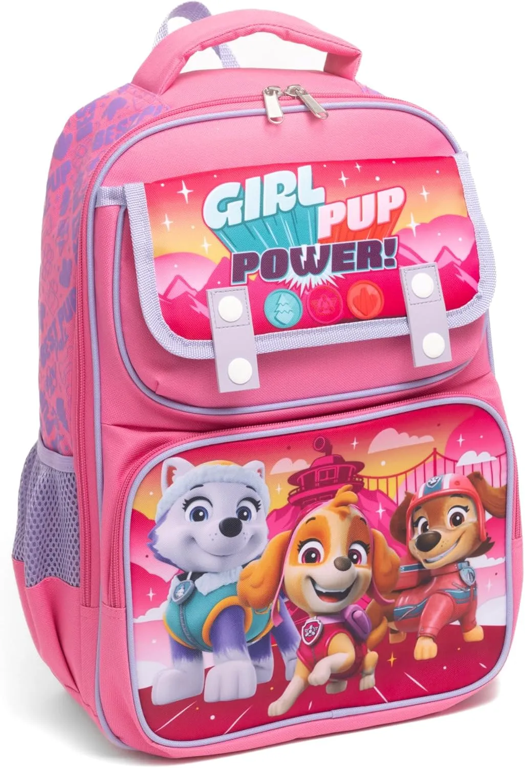 Ruz - Paw Patrol Girl Pup Power Large School backpack with Padded Back and Adjustable Straps