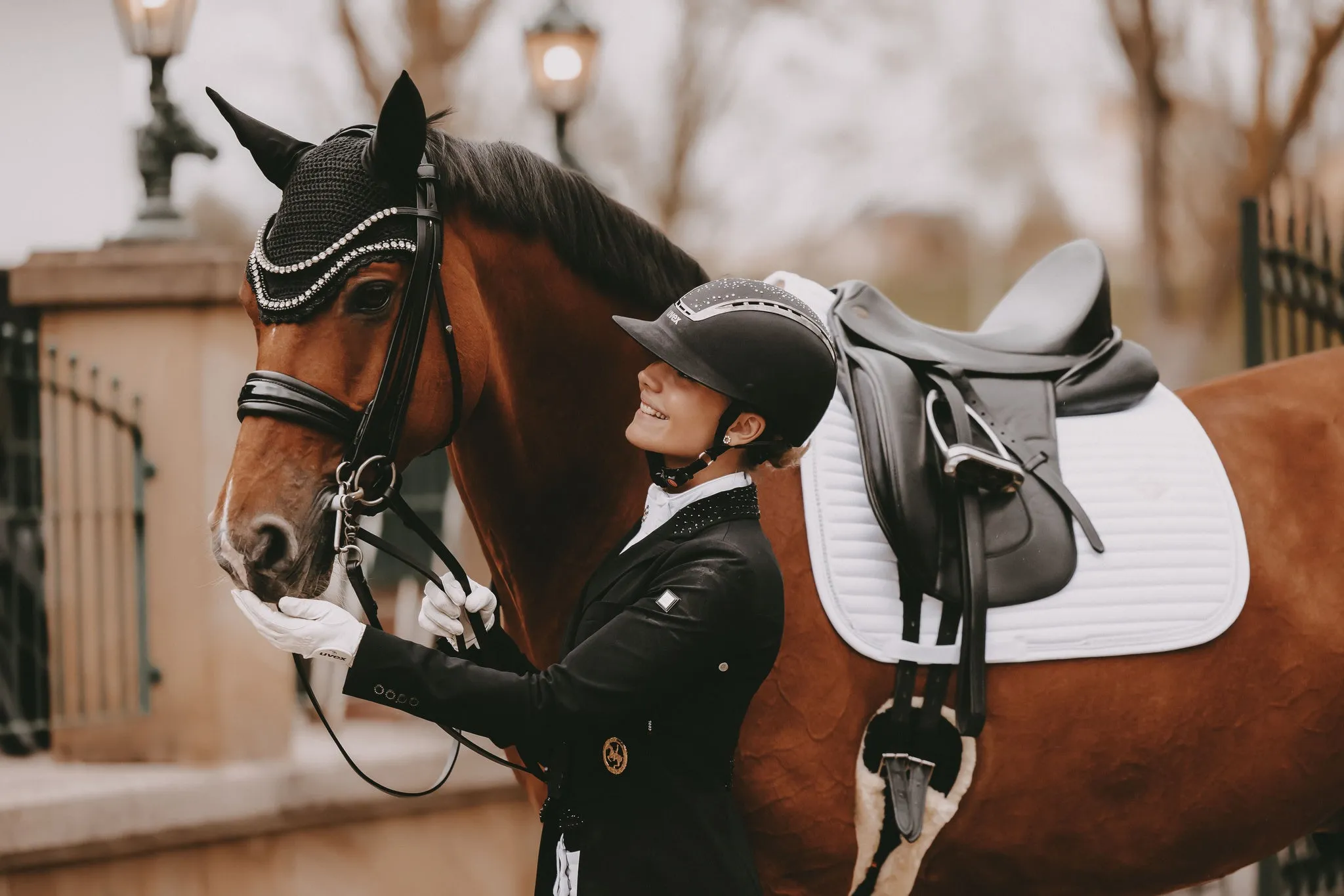 Saddle Pad Pearls Dressage