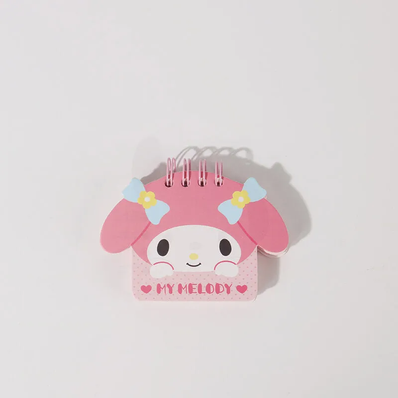 Sanrio Character Die-cut 4-Ring Binder Memo Pads