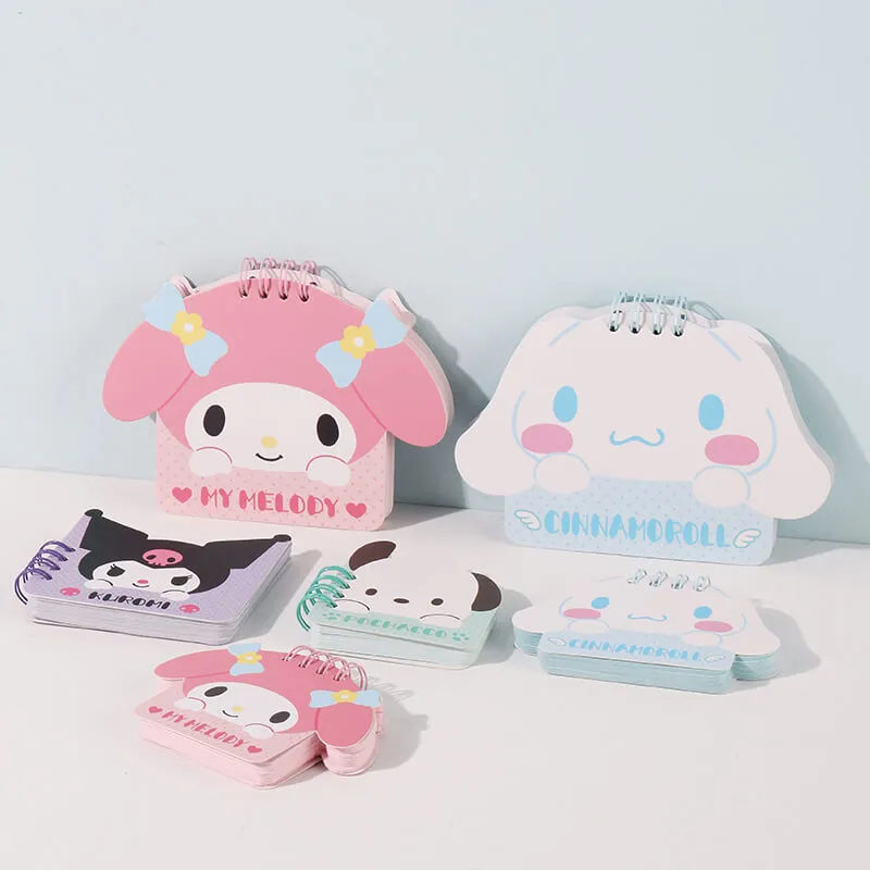 Sanrio Character Die-cut 4-Ring Binder Memo Pads