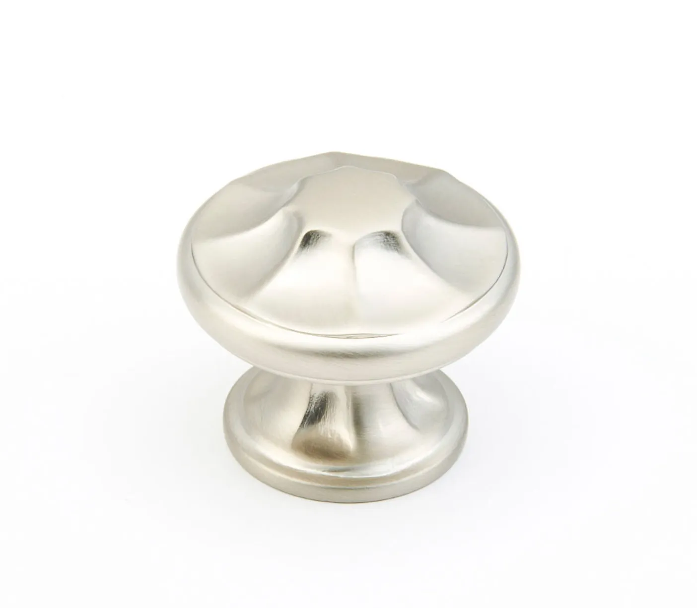 Satin Nickel "Regal" Cabinet Knobs and Drawer Pull