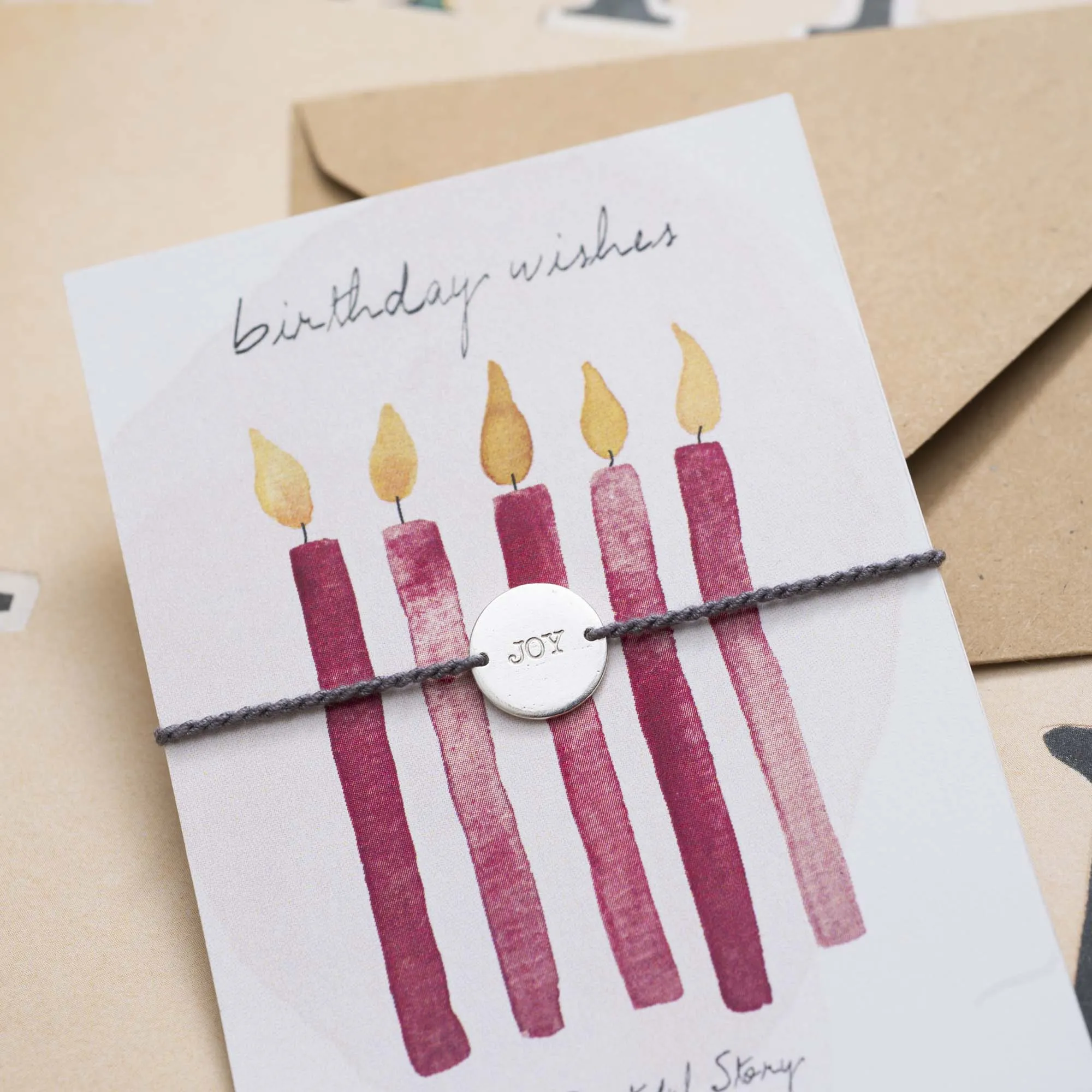 Schmuck Postkarte Geburtstag Wünschen